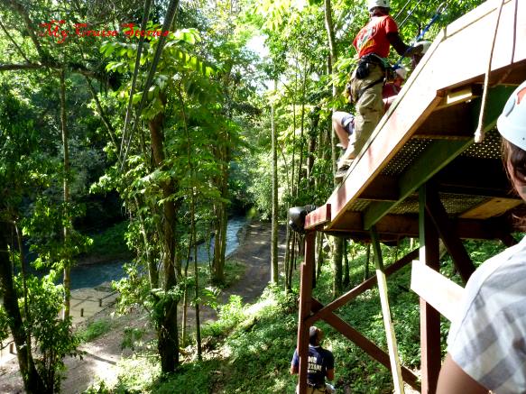 this zip goes over the river