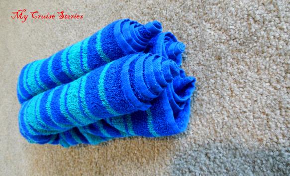 folding the standard towel animal body