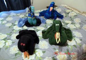 the art of folding towels into animal shapes