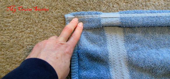 folding a wascloth into a towel animal