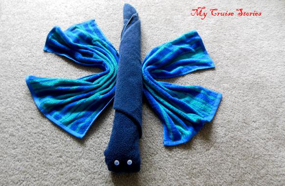 easy towel dragonfly
