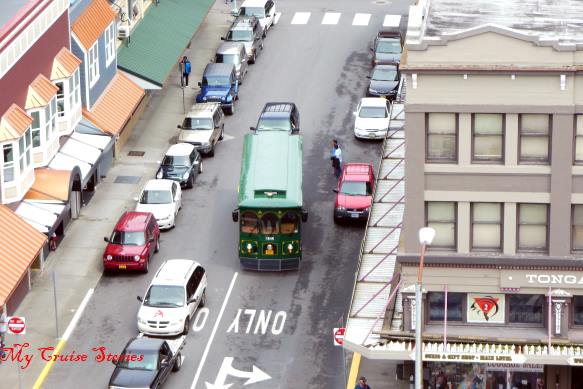 photo taken from the deck of the Westerdam