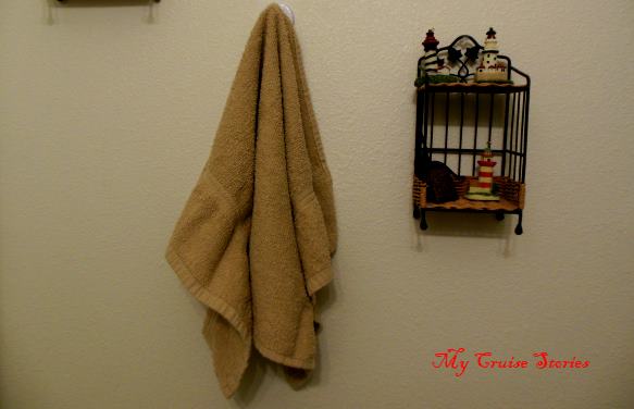 folding a towel person