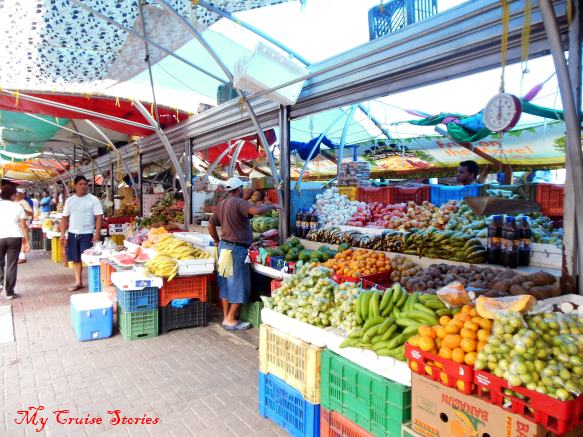fresh produce for sail right off the boats