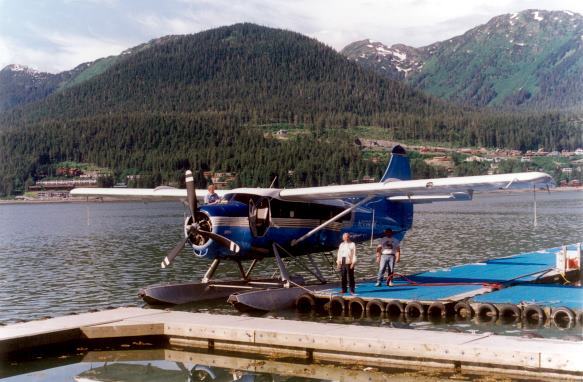 float plane in Alaska