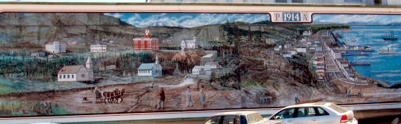 street mural in Port Angeles