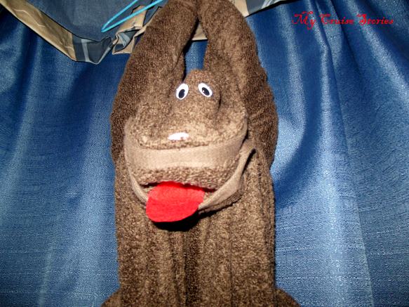 hanging towel monkey