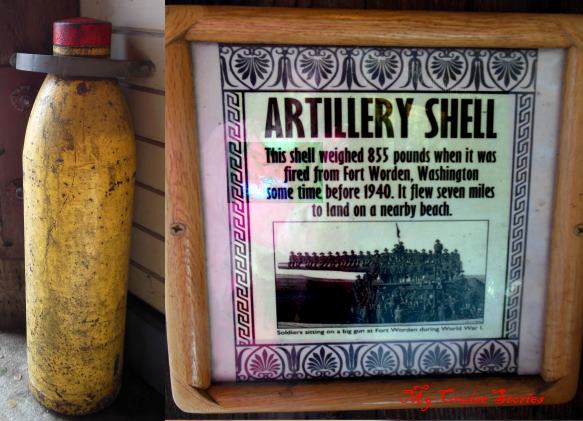 fired artillery shell