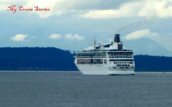 cruise ship in Puget Sound