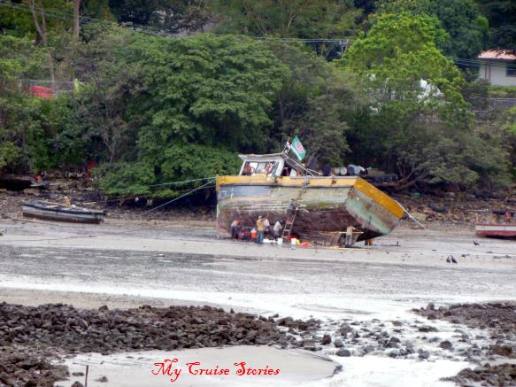 Who was driving this boat?