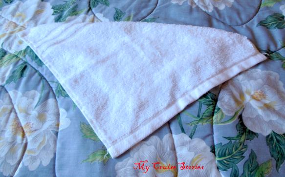 how to fold a washcloth into a unicorn tail