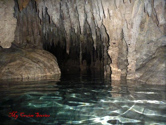 swimming through a cenote