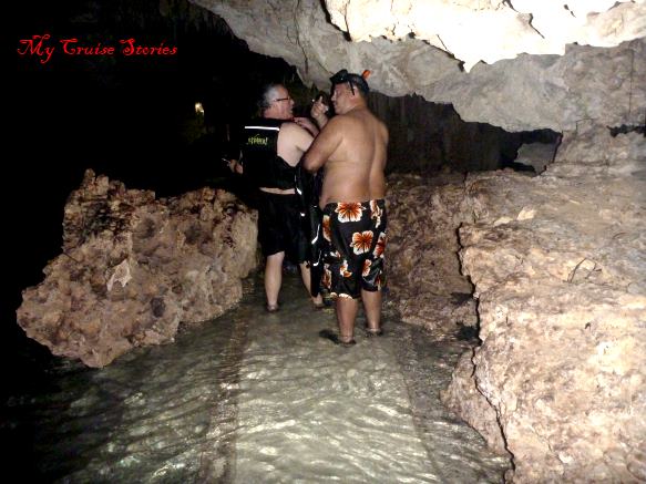 pathway to cave exit