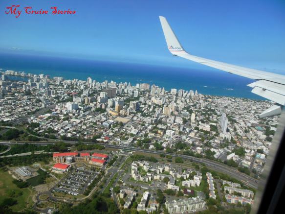 flying over San Juan