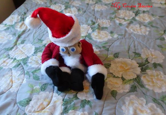 how to make Santa Claus from towels