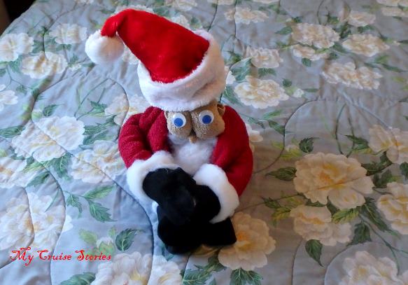 Christmas in a towel