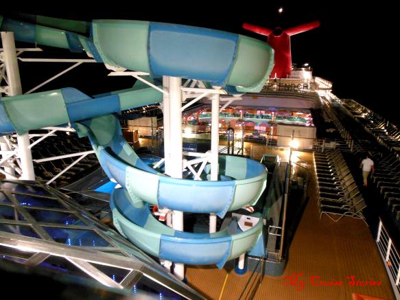 Carnival Splendor waterslide
