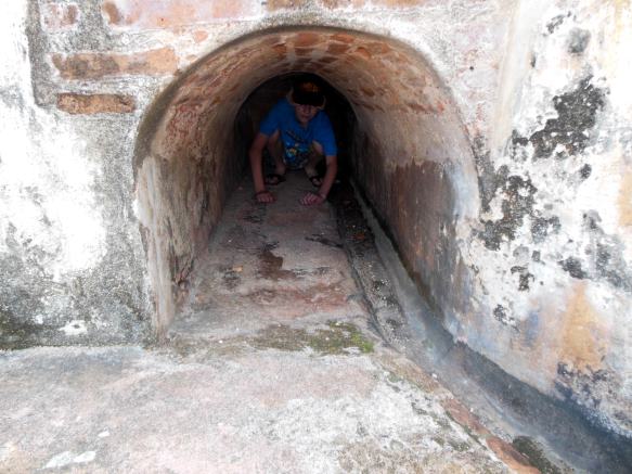 tunnel in old fort