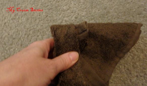how to fold a washcloth mouse