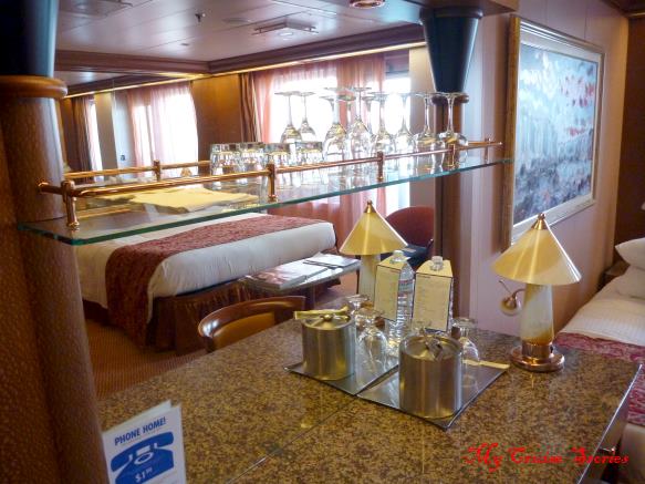you definitely get what you pay for on a cruise ship