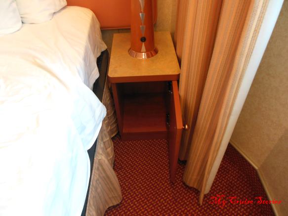 furniture in a cruise ship cabin