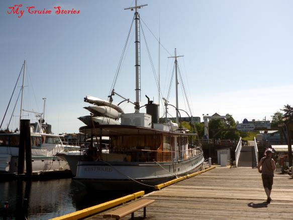 at the dock on San Juan Island