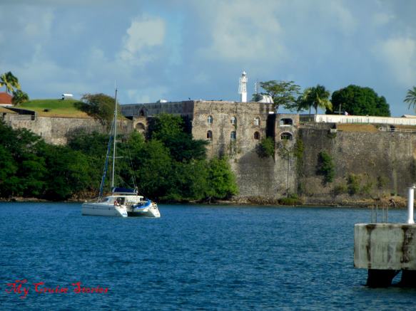 old fort in Martinique