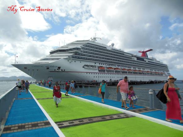 cruise ship at the dock