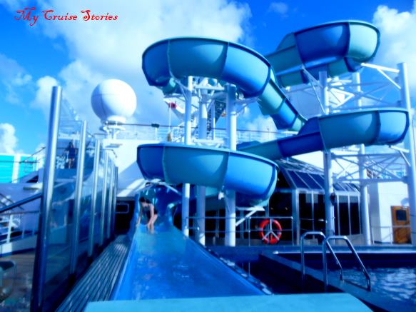 cruise ship water slide