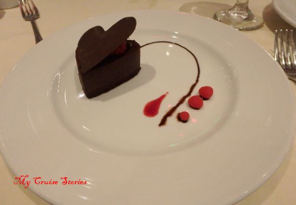 chocolate heart cake