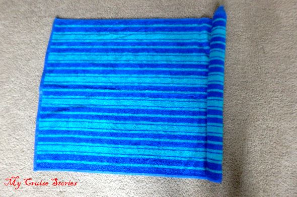 how to fold a towel animal body