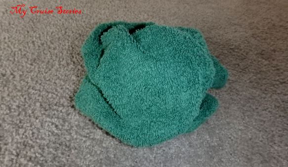 how to make a round towel head