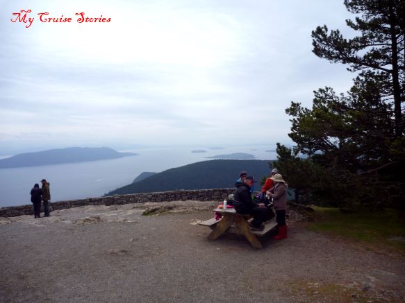 on top of Mount Constitution
