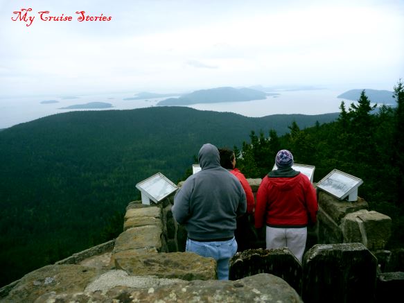 on a nicer day there would be a better view