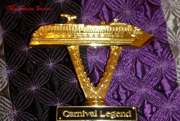 Carnival's ship on a stick trophy