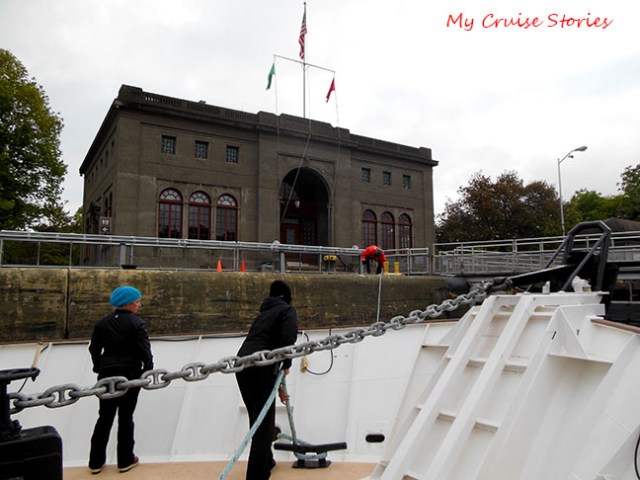 at the locks