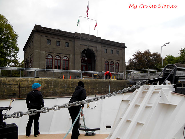 at the locks
