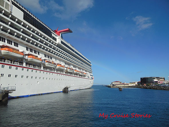 cruise ship in port