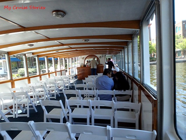 inside the river boat