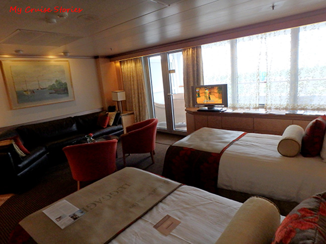 suite on a cruise ship