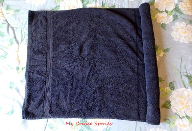 making a towel bat body