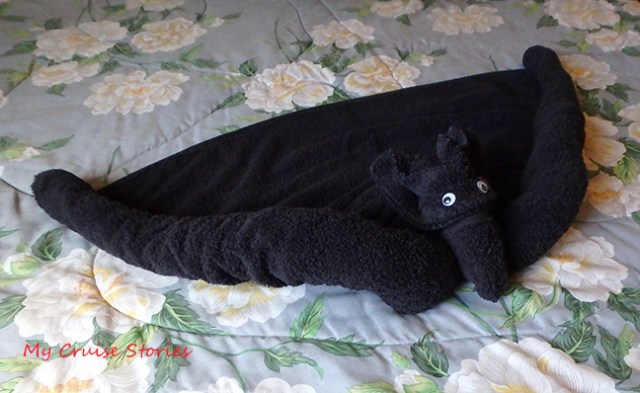 finishing the towel bat