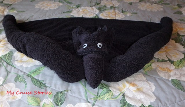 how to make a bat out of towels