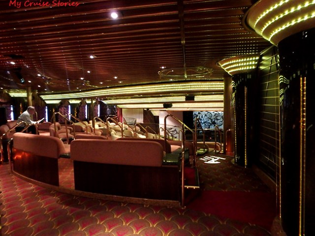Showroom at Sea - the theater from the balcony