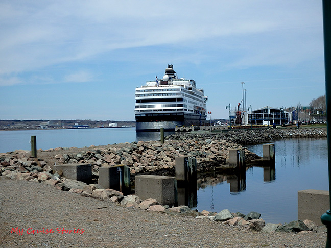 cruise ship at the dock