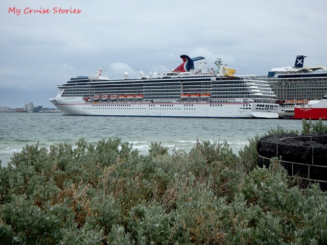 cruise ships docked