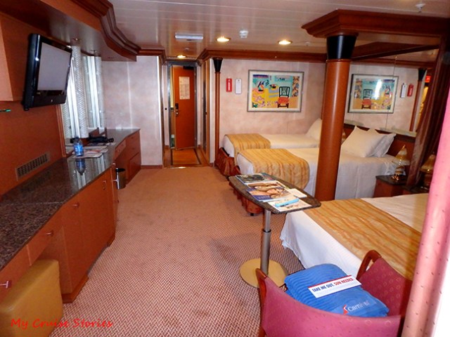 biggest cruise ship cabin