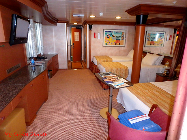 biggest cruise ship cabin