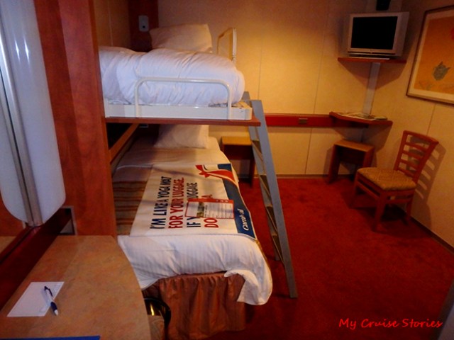 economical cruise ship cabin