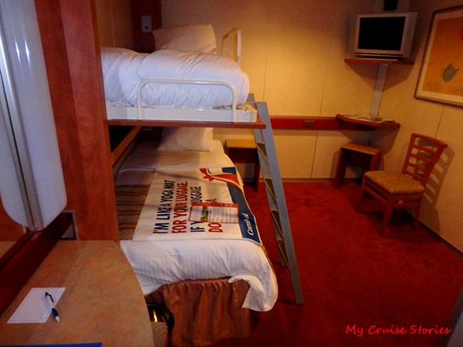 economical cruise ship cabin